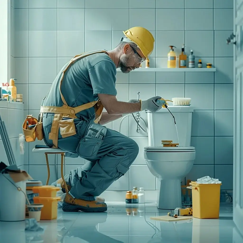 Klempner Starnberg repariert die Toilette